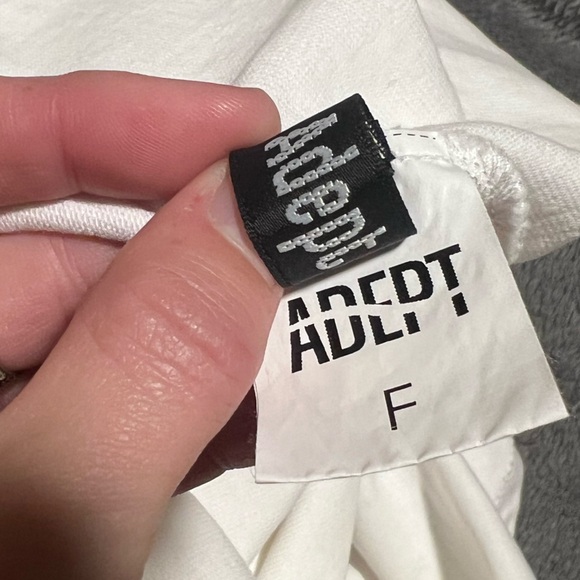 Unique One-Of-A-Kind Men’s T-Shirt with 3D Fuzzy Green Teddy Bear Design Size L - Picture 6 of 7